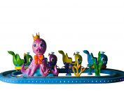 Fish Ocean Train Amusement Equipment 10 Most Popular Indoor Train Ride For Sale|Amusement Rides Supplier