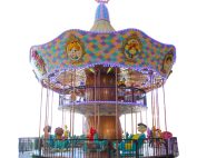 36-Seat Double Decker Carnival Carousel 10 Best Price Amusement Park Carnival Carousel For Sale Made In China