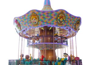 36-Seat Double Decker Carnival Carousel 10 Best Price Amusement Park Carnival Carousel For Sale Made In China