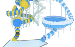 Fusion Tornado Water Slide and Super Bowl Water Slide 2 Most Popular Water Park Equipment Made In China|Best Water Park Equipment Manufacturer