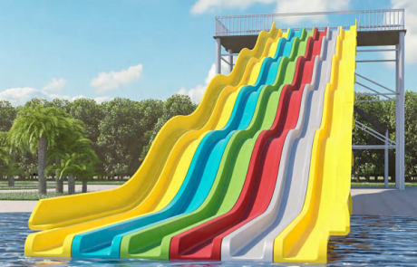 Rainbow Slide 7 Most Popular Water Park Equipment Made In China|Best Water Park Equipment Manufacturer