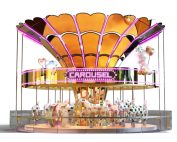 24P Love Carousel 5 Most Popular Carousel Amusement Ride For Sale Made In China