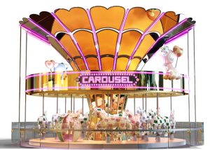 24P Love Carousel 5 Most Popular Carousel Amusement Ride For Sale Made In China