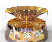 16P Love Carousel 6 Best Price Kiddie Carousel Ride For Sale Made In China