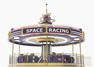 16P Space Racing 3 Best Price Amusement Ride Carousel For Sale Made In China