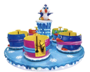 Penguin Spinning Cup 1 Most Popular Rotating Cup Amusement Rides For Sale Made In China