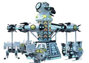 Moonwalk 2 Most Popular Bicycle Amusement Ride For Sale Made In China