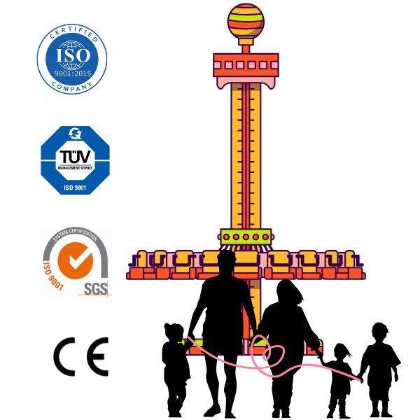 YUTO Amusement Park Ride CE ISO TUV SGS Certified