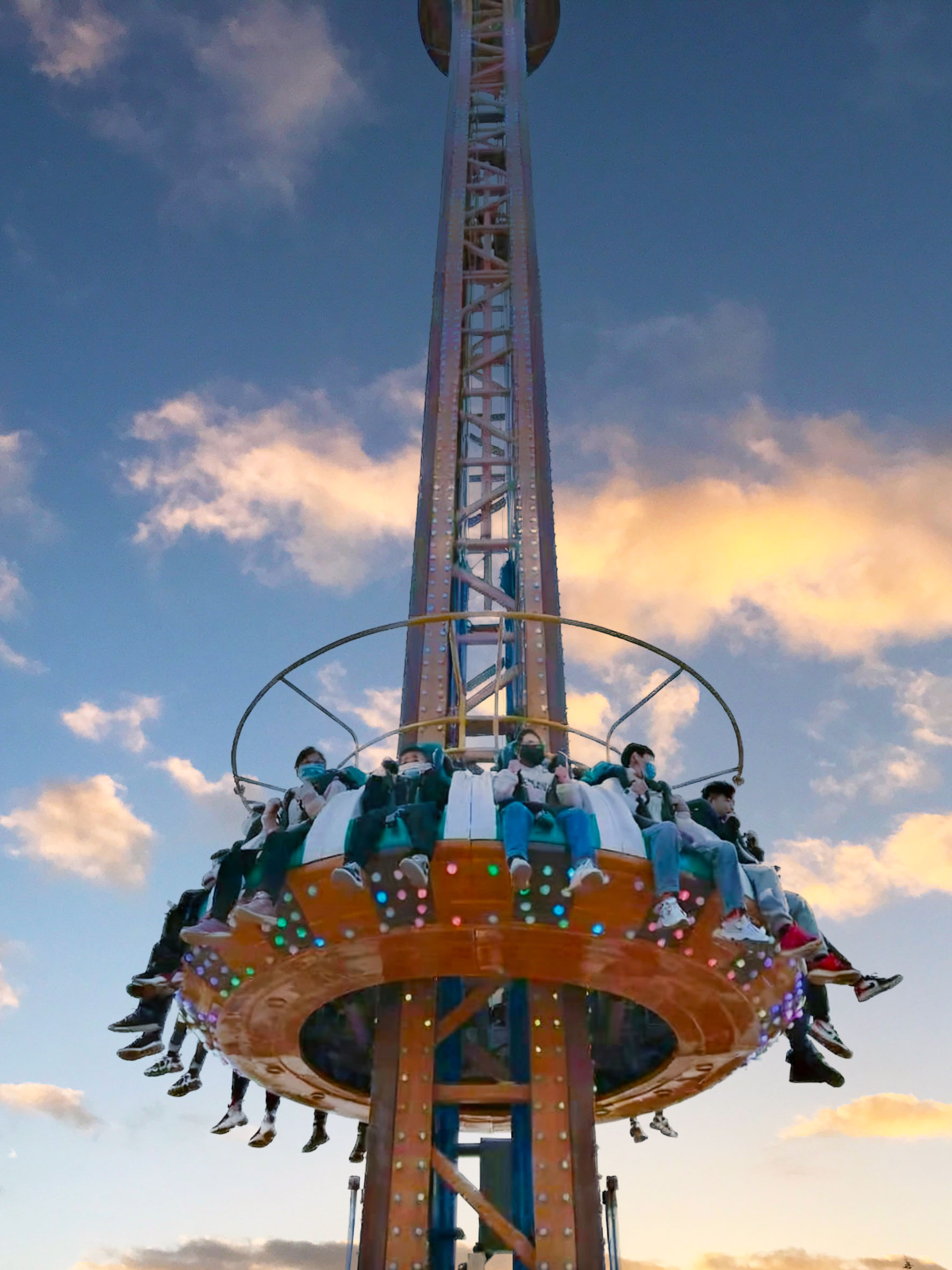 free drop amusement tower rides