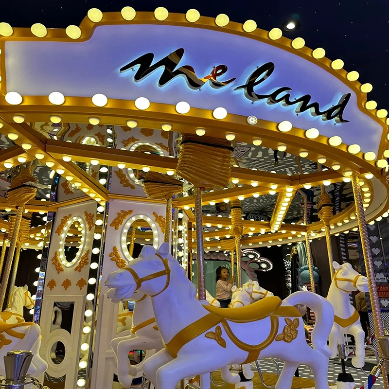 12 seat carousel commercial amusement ride
