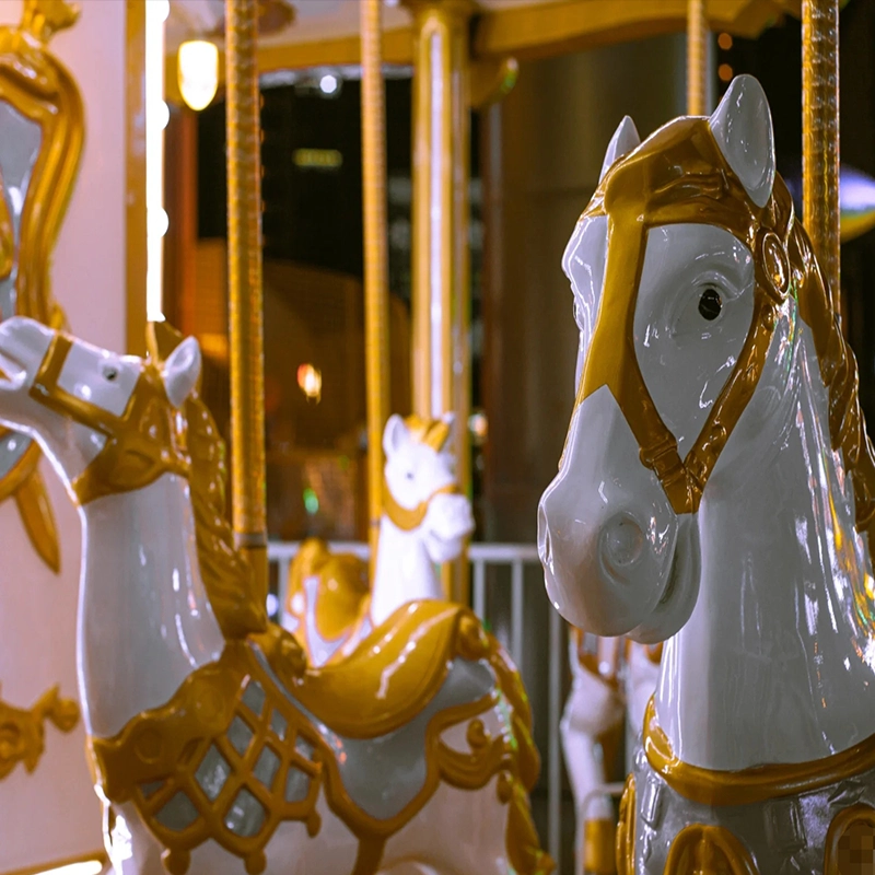 12 seat carousel commecial amusement ride