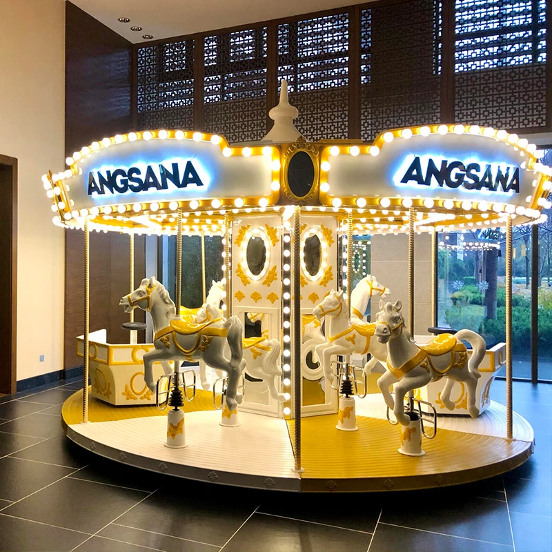 12 seat carousel commercial ride