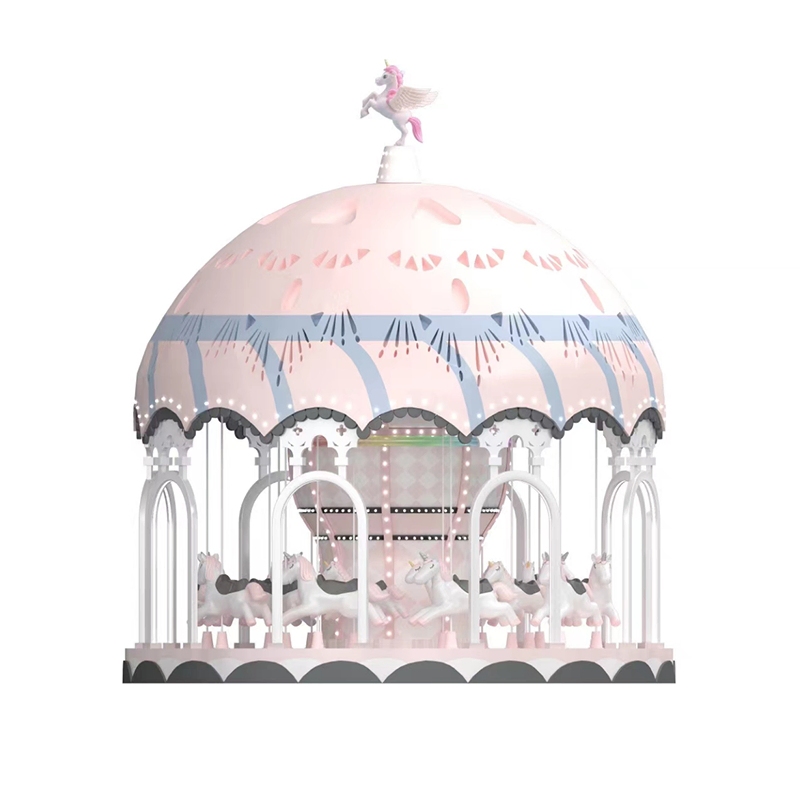 16 Seats Jellyfish Carousel with LED Decorative Lighting