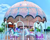 Jellyfish Carousel Ride for Sale | 16P & 24P Commercial Carousel 6 Indoor Atrium Jellyfish Carousel Attraction Equipment