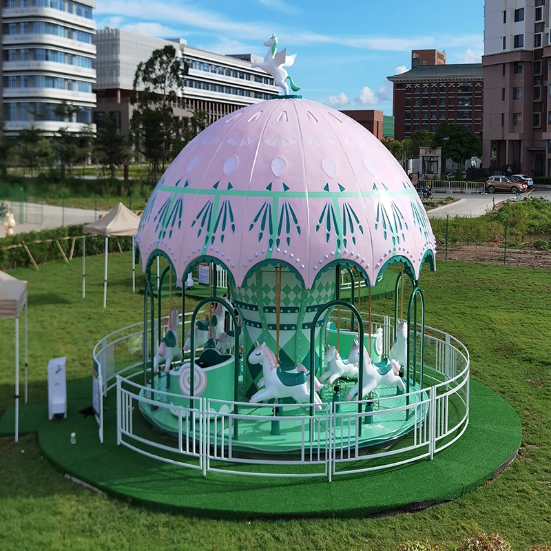 Commercial Jellyfish Merry-Go-Round Ride for Family Entertainment Centers