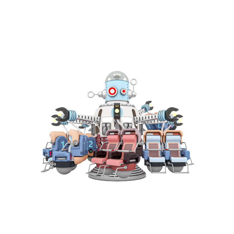 Sky Division 16 seats jumping amusement ride