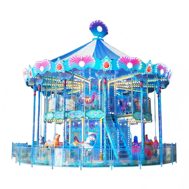 outdoor ocean theme carousel ride for sale